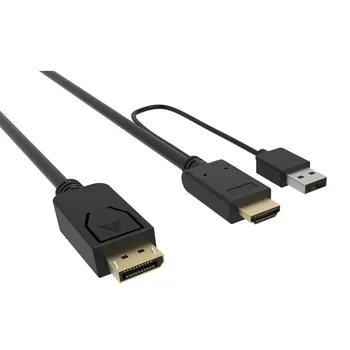 HDMI Source to Male DisplayPort DP Sink 4K 2K Video Cable 20Pin for PC Laptop Monitor 2m 200cm Black
HDMI Source to Male DisplayPort DP Sink 4K 2K Video Cable 20Pin for PC Laptop Monitor 2m 200cm Black