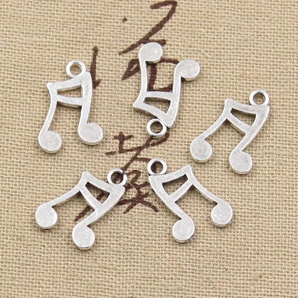 50pcs Charms Musical Note 17x11mm Antique Bronze Silver Color Pendants Making DIY Handmade Tibetan Bronze Silver Color Jewelry
50pcs Charms Musical Note 17x11mm Antique Bronze Silver Color Pendants Making DIY Handmade Tibetan Bronze Silver Color Jewelry