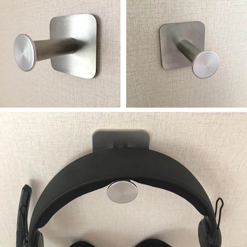 Durable Metal Headphone Headsets Holder Hanger Universal Wall Desk Mount Holder Hook Hanging for Headsets Earphones (4)