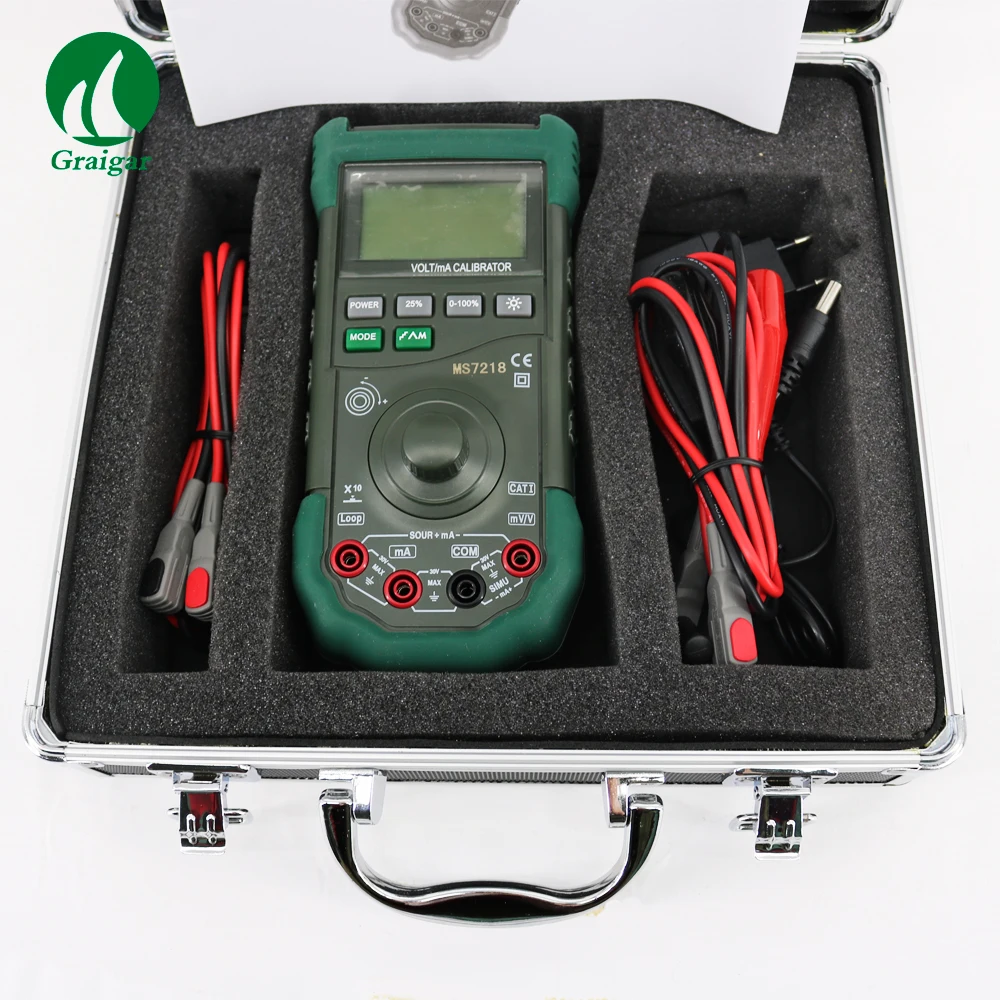 MS7218 High Precision Voltage and Current Process Calibrator Measuring Range 0 to 24 mA
MS7218 High Precision Voltage and Current Process Calibrator Measuring Range 0 to 24 mA