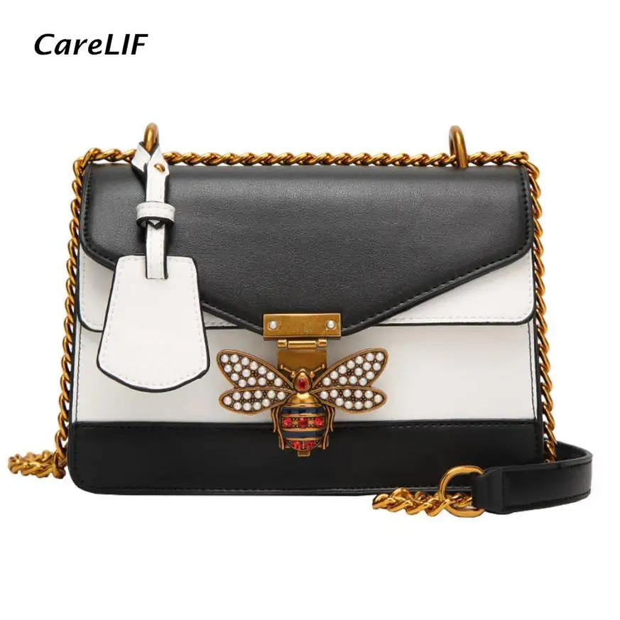 Elegent Handbag Women Shoulder Hand Bags Fashion Color Splicing Little Bee Lock Designer Crossbody Purses and Handbags
Elegent Handbag Women Shoulder Hand Bags Fashion Color Splicing Little Bee Lock Designer Crossbody Purses and Handbags