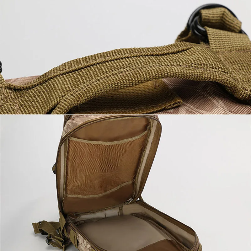 30L Outdoor Military Tactical Backpack Molle Bag Army Sport Rucksack Climbing Camping Trekking Storage Camouflage Bag BP0272 (19)