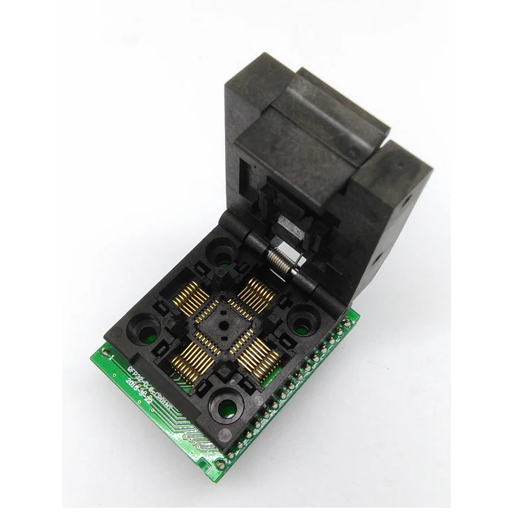 QFP32 TQFP32 LQFP32 to DIP32 Universal Programmer Pin Pitch 0.8mm IC Body Size 7x7mm Adapter SMT/SMD Test Socket
QFP32 TQFP32 LQFP32 to DIP32 Universal Programmer Pin Pitch 0.8mm IC Body Size 7x7mm Adapter SMT/SMD Test Socket