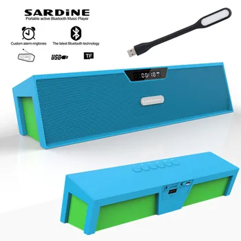 Sardine HIFI blue portable wireless bluetooth Speaker, Stereo TF FM radio subwoofer column for computer mp3 player soundbar
Sardine HIFI blue portable wireless bluetooth Speaker, Stereo TF FM radio subwoofer column for computer mp3 player soundbar