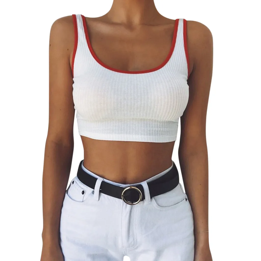 2019 Fashion Women Strappy Cotton Soild Print Sexy Summer Short Tops Tank Top Vest Short Crop Tops Camis Tees Ladies A3
2019 Fashion Women Strappy Cotton Soild Print Sexy Summer Short Tops Tank Top Vest Short Crop Tops Camis Tees Ladies A3
