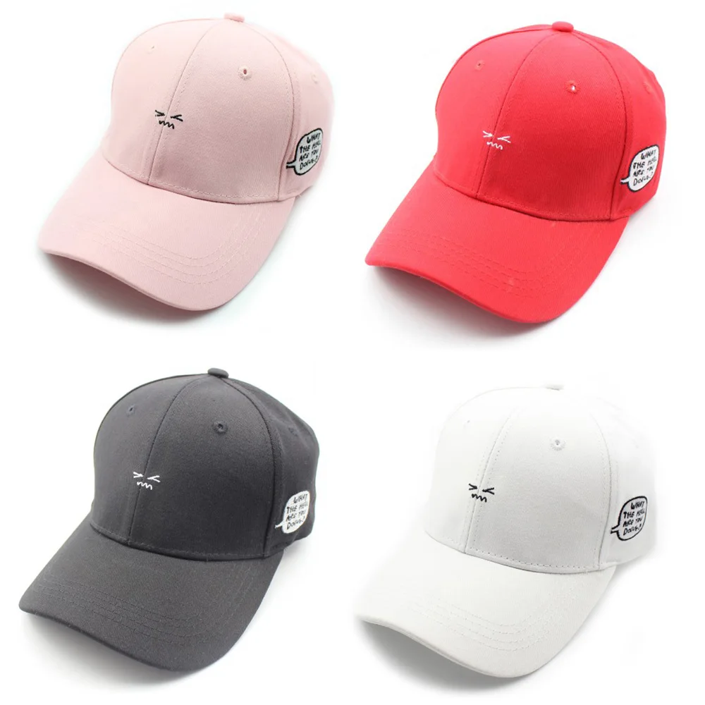 Women Men Unisex Hip Hop Snapback Baseball Cap Cotton Embroidery Cartoon Face Letter Casual Dancing Sport Dad Hat Adjustable
Women Men Unisex Hip Hop Snapback Baseball Cap Cotton Embroidery Cartoon Face Letter Casual Dancing Sport Dad Hat Adjustable