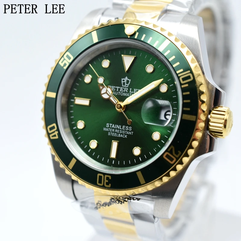 PETER LEE Luxury Brand Dial 40mm Watch Classic Men Automatic Mechanical Men Watch Busines Black Full Steel Waterproof Wristwatch
PETER LEE Luxury Brand Dial 40mm Watch Classic Men Automatic Mechanical Men Watch Busines Black Full Steel Waterproof Wristwatch