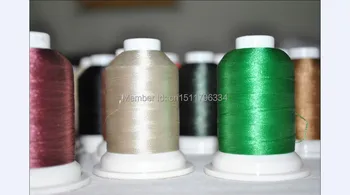 Brand New Simthread 120D/2 63 brother colors 500m/cone polyester embroidery thread & 75D/2 1000m white bobbin thread
Brand New Simthread 120D/2 63 brother colors 500m/cone polyester embroidery thread & 75D/2 1000m white bobbin thread