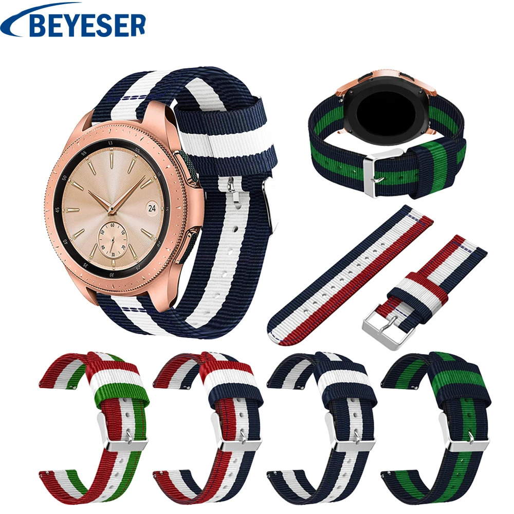 Nylon Wrist Band Strap for Samsung Galaxy Watch 42mm Band Replacement Bracelet for Samsung Galaxy Watch 42mm Smart watch Band
Nylon Wrist Band Strap for Samsung Galaxy Watch 42mm Band Replacement Bracelet for Samsung Galaxy Watch 42mm Smart watch Band