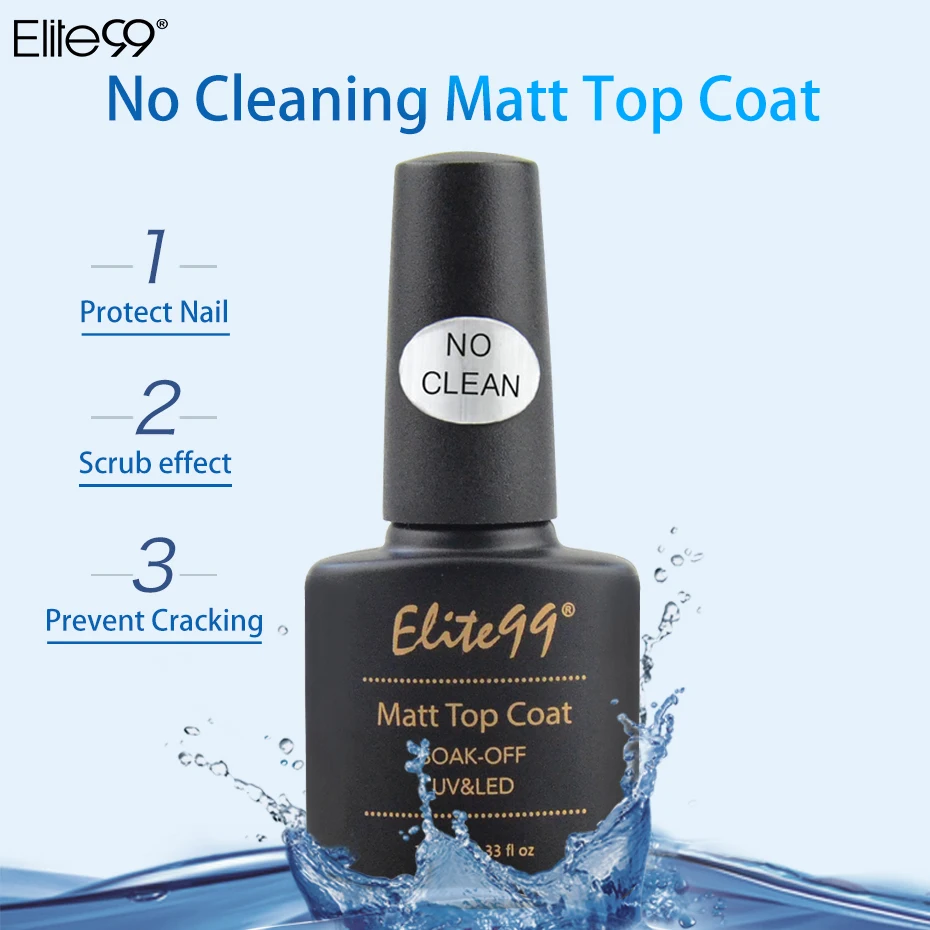 Elite99 10ml No Wipe Matte Top Coat Base Coat Top Coat Matte Top Shiny Gel Polish Soak Off DIY Long Lasting Matte Primer Lacquer
Elite99 10ml No Wipe Matte Top Coat Base Coat Top Coat Matte Top Shiny Gel Polish Soak Off DIY Long Lasting Matte Primer Lacquer