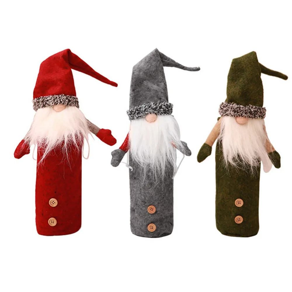 Christmas Elf Doll Champagne Red Wine Bottle Cover Christmas Decoration Party Restaurant Holiday Home Supplies
Christmas Elf Doll Champagne Red Wine Bottle Cover Christmas Decoration Party Restaurant Holiday Home Supplies