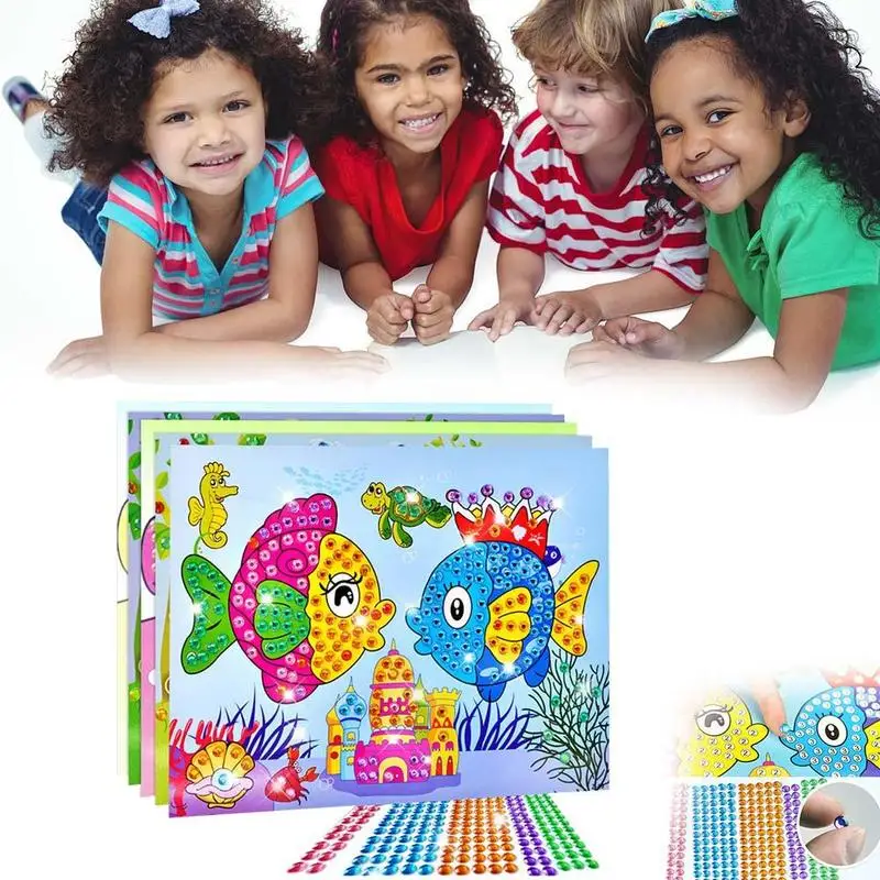 1 Pcs Random DIY Diamond Sticker Handmade Crystal Diamond and Paper Sticker Paste Painting Mosaic Puzzle Toys for Kids Children
1 Pcs Random DIY Diamond Sticker Handmade Crystal Diamond and Paper Sticker Paste Painting Mosaic Puzzle Toys for Kids Children