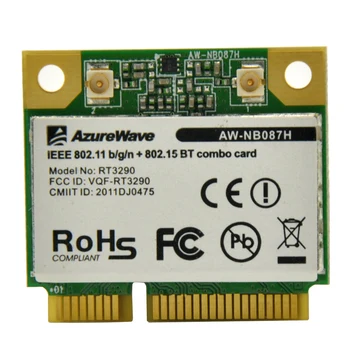 RaLink RT3290 802.11b/g/n 150Mbps Half Mini PCI-E WiFi Adapter with Bluetooth 3.0 BT 3.0 Combo Card for Acer/Dell/Toshiba/ASUS
RaLink RT3290 802.11b/g/n 150Mbps Half Mini PCI-E WiFi Adapter with Bluetooth 3.0 BT 3.0 Combo Card for Acer/Dell/Toshiba/ASUS