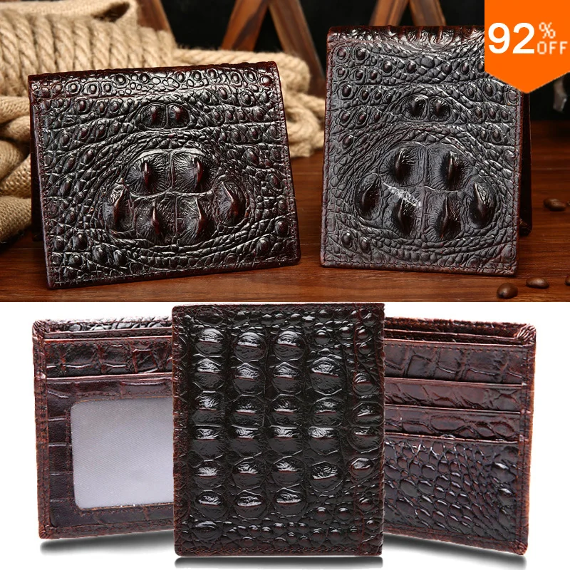 Luxury Real Crocodile Skin Leather wallet purse notecase burse for real fur genuine luxury satchel hand vintage money Case bag
Luxury Real Crocodile Skin Leather wallet purse notecase burse for real fur genuine luxury satchel hand vintage money Case bag