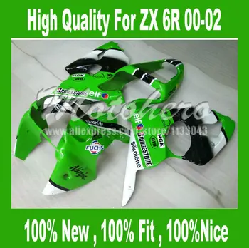 MTHFree custom Fairing For KAWASAKI NINJA ZX 6R 2000 2001 2002 ZX6R 00 01 02 ZZR 600 05-08 Fairings part green white black #ffw2
MTHFree custom Fairing For KAWASAKI NINJA ZX 6R 2000 2001 2002 ZX6R 00 01 02 ZZR 600 05-08 Fairings part green white black #ffw2