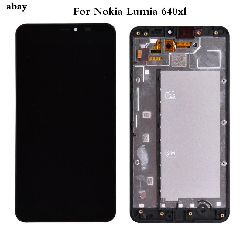 5.7 Inch For Microsoft Nokia Lumia 640xl 640 xl LCD Display Touch Screen Digitizer Assembly with frame for lumia 640 LCD Screen
5.7 Inch For Microsoft Nokia Lumia 640xl 640 xl LCD Display Touch Screen Digitizer Assembly with frame for lumia 640 LCD Screen