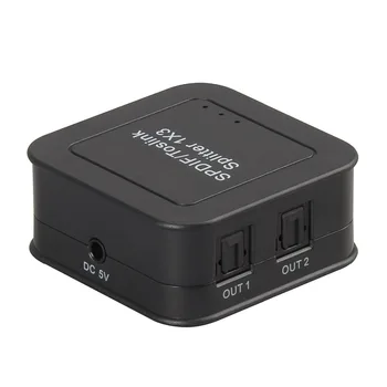 PUZHIJIE Mini SPDIF TOSLINK Digital Optical Audio 1x3 Splitter supports One Input to 3 Outputs
PUZHIJIE Mini SPDIF TOSLINK Digital Optical Audio 1x3 Splitter supports One Input to 3 Outputs