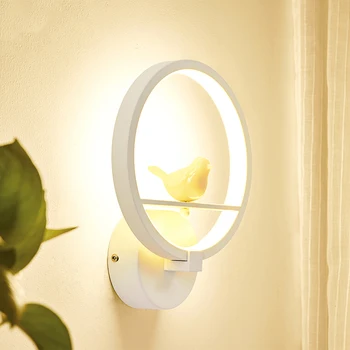 LED modern wall lamp creative bedroom next to a bird indoor wall living room dining hall lighting decoration
LED modern wall lamp creative bedroom next to a bird indoor wall living room dining hall lighting decoration