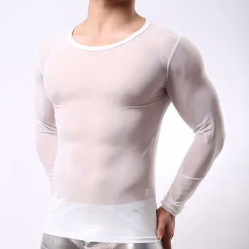 2019 summer Men Undershirt Muscle t-shirts Men's Sexy Fashion Breathable Transparent Mesh Long Sleeve T-shirt Tops#3G
2019 summer Men Undershirt Muscle t-shirts Men's Sexy Fashion Breathable Transparent Mesh Long Sleeve T-shirt Tops#3G