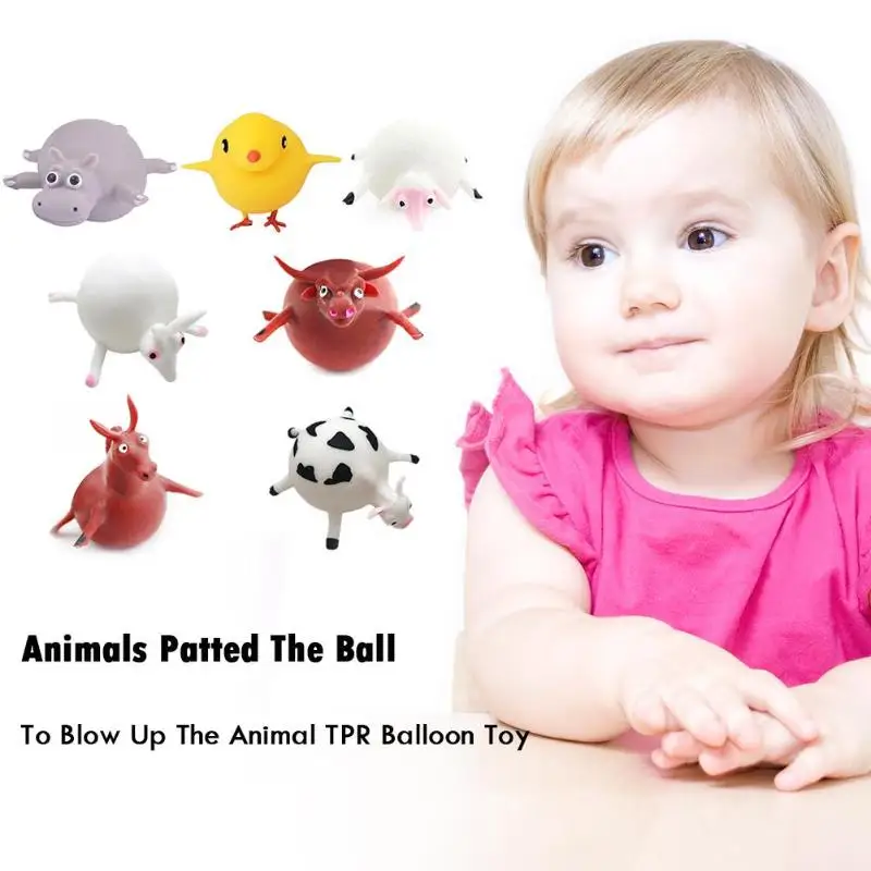 plastic blow up animals