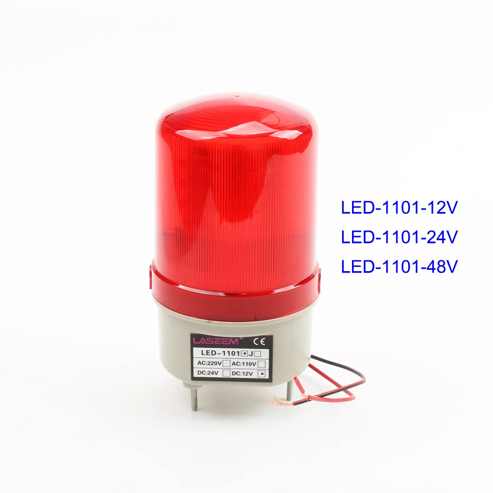 LED-1101 DC 48V 24V 12V Flash Warning Light Firemen Emergency with buzzer Red Blue Green Yellow indicator light
LED-1101 DC 48V 24V 12V Flash Warning Light Firemen Emergency with buzzer Red Blue Green Yellow indicator light