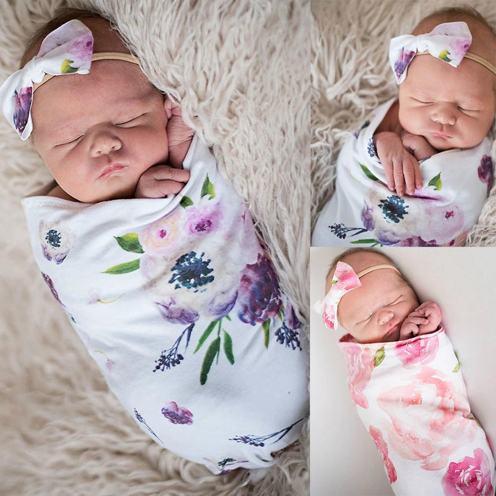 2019 Brand New Toddler Infant Newborn Kids Baby Boys Girls Floral Swaddle Blanket Sleeping Bag Wrap Headband Cloth 0-2M
2019 Brand New Toddler Infant Newborn Kids Baby Boys Girls Floral Swaddle Blanket Sleeping Bag Wrap Headband Cloth 0-2M