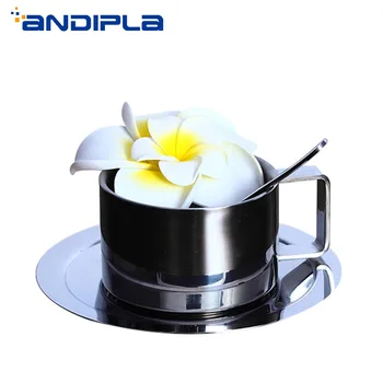 200ml Double Wall 304 Stainless Steel Espresso Coffee Mug Cup and Saucer with Spoon Sets Afternoon Tea British Black Tea Cup
200ml Double Wall 304 Stainless Steel Espresso Coffee Mug Cup and Saucer with Spoon Sets Afternoon Tea British Black Tea Cup