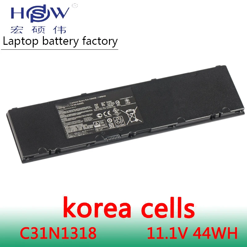 HSW New 11.1V 44Wh C31N1318 Battery for Asus Pro Essential PU301 PU301LA PU301LA-RO064G bateria akku
HSW New 11.1V 44Wh C31N1318 Battery for Asus Pro Essential PU301 PU301LA PU301LA-RO064G bateria akku
