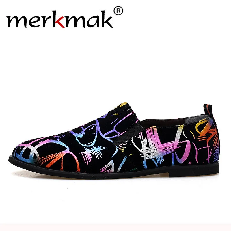 Merkmak Colorful Leather Men Loafers Exquisite Big Size 38-47 Slip On Comfortable Soft Casual Dress Shoes Male Flat
Merkmak Colorful Leather Men Loafers Exquisite Big Size 38-47 Slip On Comfortable Soft Casual Dress Shoes Male Flat