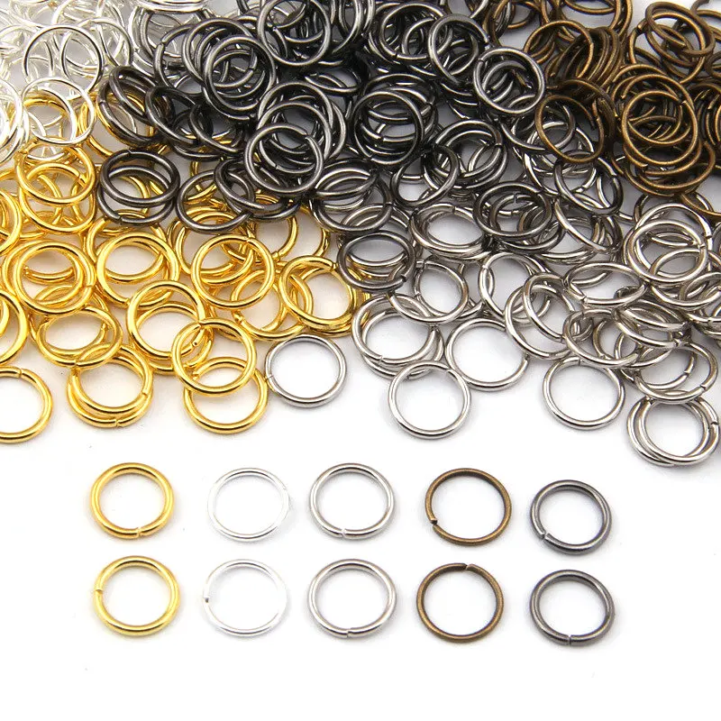 100pieces Jump Rings 4-5-6-8-10mm Metal DIY Jewelry Findings Accessory Open Single Loops Split Ring for jewelry making
100pieces Jump Rings 4-5-6-8-10mm Metal DIY Jewelry Findings Accessory Open Single Loops Split Ring for jewelry making