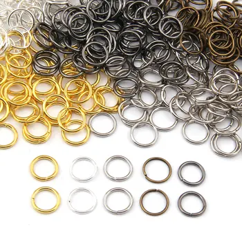 100pieces Jump Rings 4-5-6-8-10mm Metal DIY Jewelry Findings Accessory Open Single Loops Split Ring for jewelry making
100pieces Jump Rings 4-5-6-8-10mm Metal DIY Jewelry Findings Accessory Open Single Loops Split Ring for jewelry making