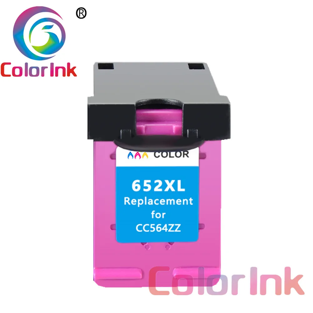 ColoInk 1 упаковка 652 Запасной картридж для HP 652XL Deskjet 1115 1118 2135 2136 2138 3635 3636 3835 4536