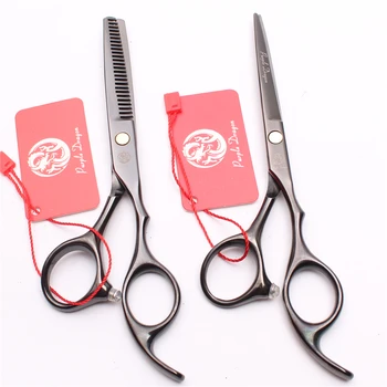 Z1005 5.5" 16cm Purple Dragon Black Hairdressing Cutting Shears Thinning Scissors Styling Tools Professional Human Hair Scissors
Z1005 5.5" 16cm Purple Dragon Black Hairdressing Cutting Shears Thinning Scissors Styling Tools Professional Human Hair Scissors