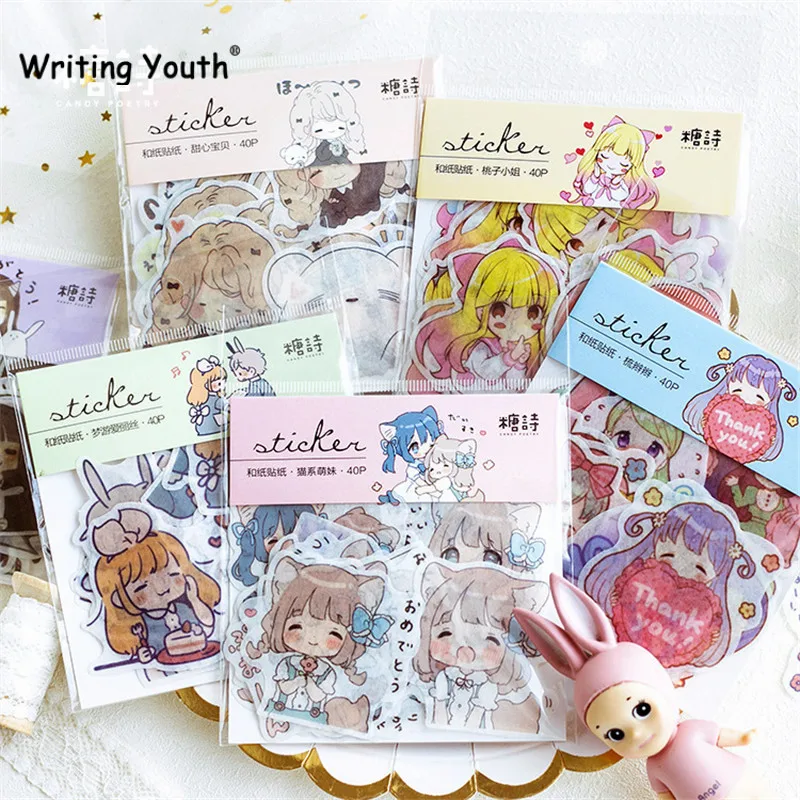 Cute Anime Girl Bullet Journal Stickers Scrapbooking DIY Child Diary Stickers Supplies Stationary
Cute Anime Girl Bullet Journal Stickers Scrapbooking DIY Child Diary Stickers Supplies Stationary