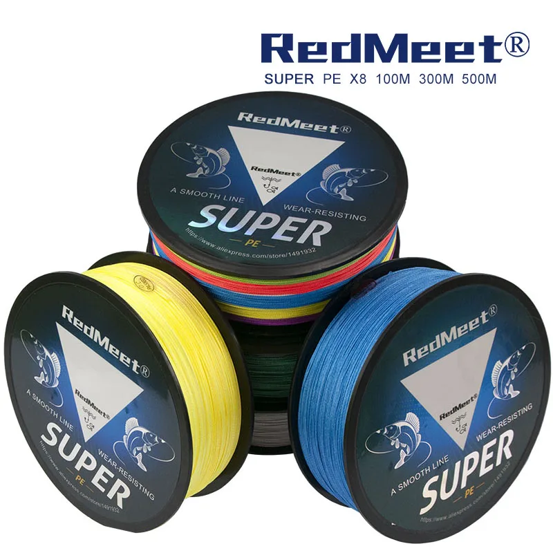NEW 100M 300M 500M Brand RedMeet SUPER PE Line Japan Multifilament 100% PE 8 Braided Fishing Line 20LB to 88LB Free Shipping
NEW 100M 300M 500M Brand RedMeet SUPER PE Line Japan Multifilament 100% PE 8 Braided Fishing Line 20LB to 88LB Free Shipping