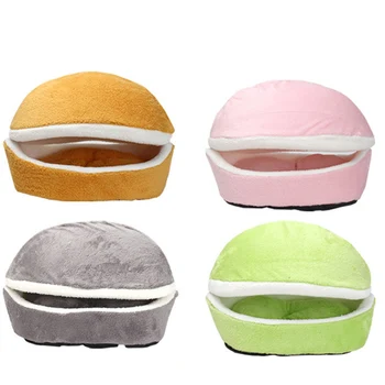 Soft Cat Bed Dog House Hamburger Bed Sleeping Bag Disassemblability Windproof Pet Puppy Nest Multipurpose Hiding Cushion PD0053
Soft Cat Bed Dog House Hamburger Bed Sleeping Bag Disassemblability Windproof Pet Puppy Nest Multipurpose Hiding Cushion PD0053