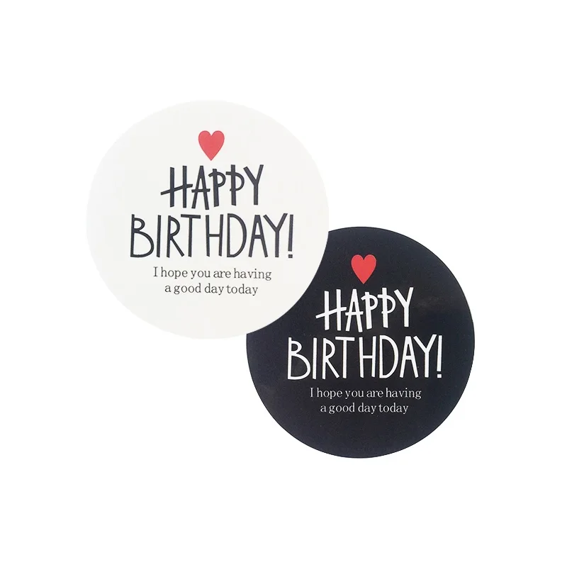 80 Pcs/lot Simple Styling 'HAPPY BIRTHDAY'Sealing Labels Envelopes Stickers Gift Packaging Seals Sticker 2 Color For Birthday
80 Pcs/lot Simple Styling 'HAPPY BIRTHDAY'Sealing Labels Envelopes Stickers Gift Packaging Seals Sticker 2 Color For Birthday