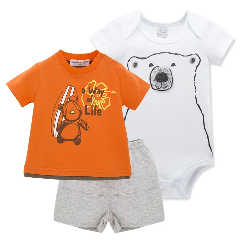 Kavkas Kids Newborn Boys Rompers Suit Infant Baby Boys Cartoon Outfit Clothes Romper Bodysuits+Pants+T-shirts Set 0-24M
Kavkas Kids Newborn Boys Rompers Suit Infant Baby Boys Cartoon Outfit Clothes Romper Bodysuits+Pants+T-shirts Set 0-24M
