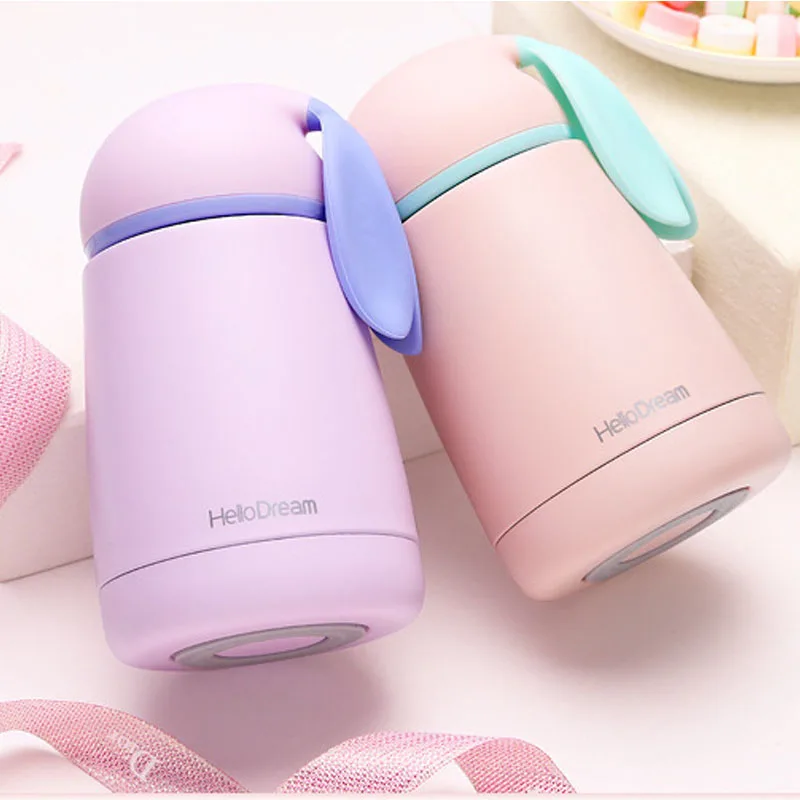 300ML Vacuum Insulated Double Wall Water Bottle Cute Rabbit Drinking Cup Leak proof Mug Cup Coffee Thermos Mug Water Bottle
300ML Vacuum Insulated Double Wall Water Bottle Cute Rabbit Drinking Cup Leak proof Mug Cup Coffee Thermos Mug Water Bottle