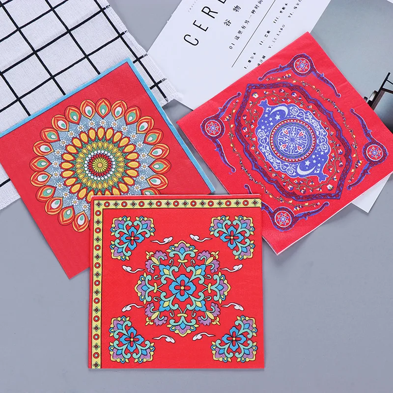 20pcs/Pack Classic Color Printed Tissue Napkins Decoupage Wedding Decoration Paper For Birthday Party Supplies
20pcs/Pack Classic Color Printed Tissue Napkins Decoupage Wedding Decoration Paper For Birthday Party Supplies