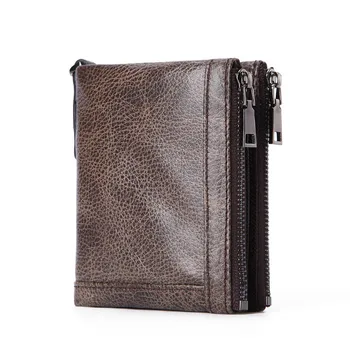 Unique Design Business Mens Leather Wallet Top Layer Leather Coin Purse Card Package ID Package RFID Anti Theft Brush Wallet
Unique Design Business Mens Leather Wallet Top Layer Leather Coin Purse Card Package ID Package RFID Anti Theft Brush Wallet