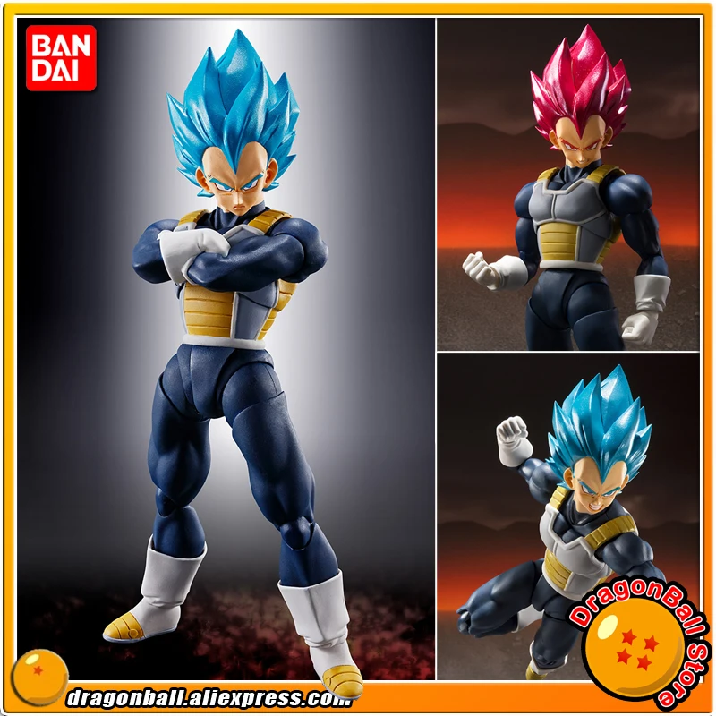 

"Dragon Ball Z" Original BANDAI SPIRITS Tamashii Nations S.H.Figuarts SHF Exclusive Action Figure Super Saiyan God SS Vegeta 2.0