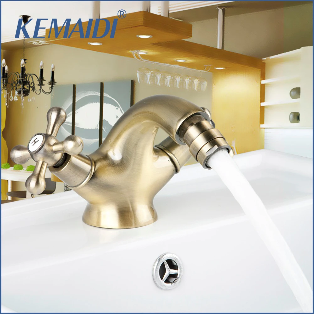 KEMAIDI Good Quality DS8462-2 Antique Inspired Solid Brass Bidet Faucet - Polished Brass Finish Bathroom Basin Faucet Mixer Tap
KEMAIDI Good Quality DS8462-2 Antique Inspired Solid Brass Bidet Faucet - Polished Brass Finish Bathroom Basin Faucet Mixer Tap