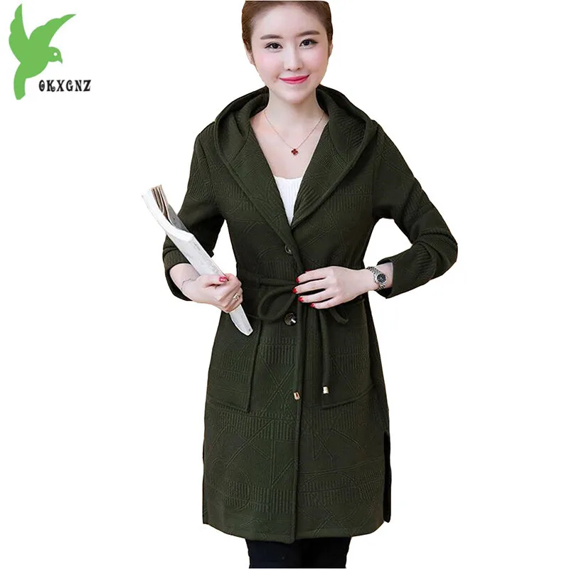 Spring and autumn ladies tops 2018 Knit sweater Plus size cardigan coat 5XL Hooded windbreaker women jacket 95KG wear OKXGNZ1839
Spring and autumn ladies tops 2018 Knit sweater Plus size cardigan coat 5XL Hooded windbreaker women jacket 95KG wear OKXGNZ1839
