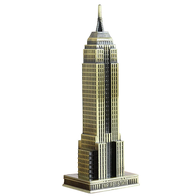 Vintage European New York Empire State Building Model Metal Decoration Crafts Figurines Miniatures Home Decoration Accessories
Vintage European New York Empire State Building Model Metal Decoration Crafts Figurines Miniatures Home Decoration Accessories