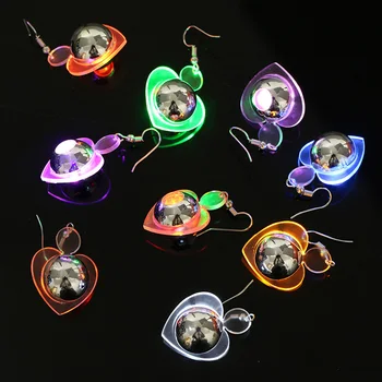Heart Shaped LED Earrings Dance Party Decoration Light Up Luminous Ear Stud Fashion Jewelry Gift for Womne Lady Girls
Heart Shaped LED Earrings Dance Party Decoration Light Up Luminous Ear Stud Fashion Jewelry Gift for Womne Lady Girls