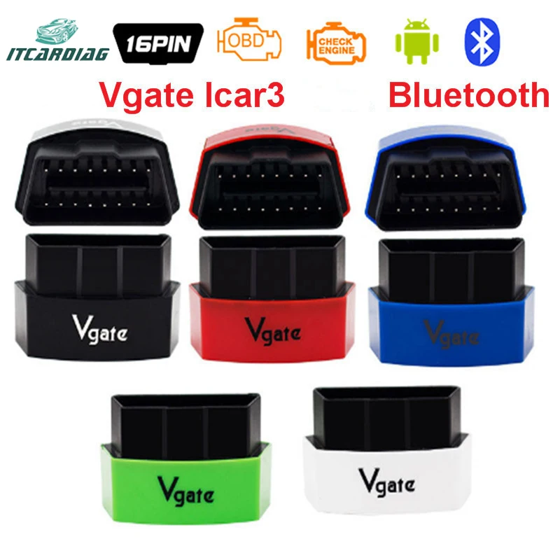 Newest ELM327 Bluetooth Vgate iCar3 Bluetooth OBD OBD2 Diagnostic Interface iCar 3 ELM 327 Bluetooth For Android/PC OBD2 Scanner
Newest ELM327 Bluetooth Vgate iCar3 Bluetooth OBD OBD2 Diagnostic Interface iCar 3 ELM 327 Bluetooth For Android/PC OBD2 Scanner