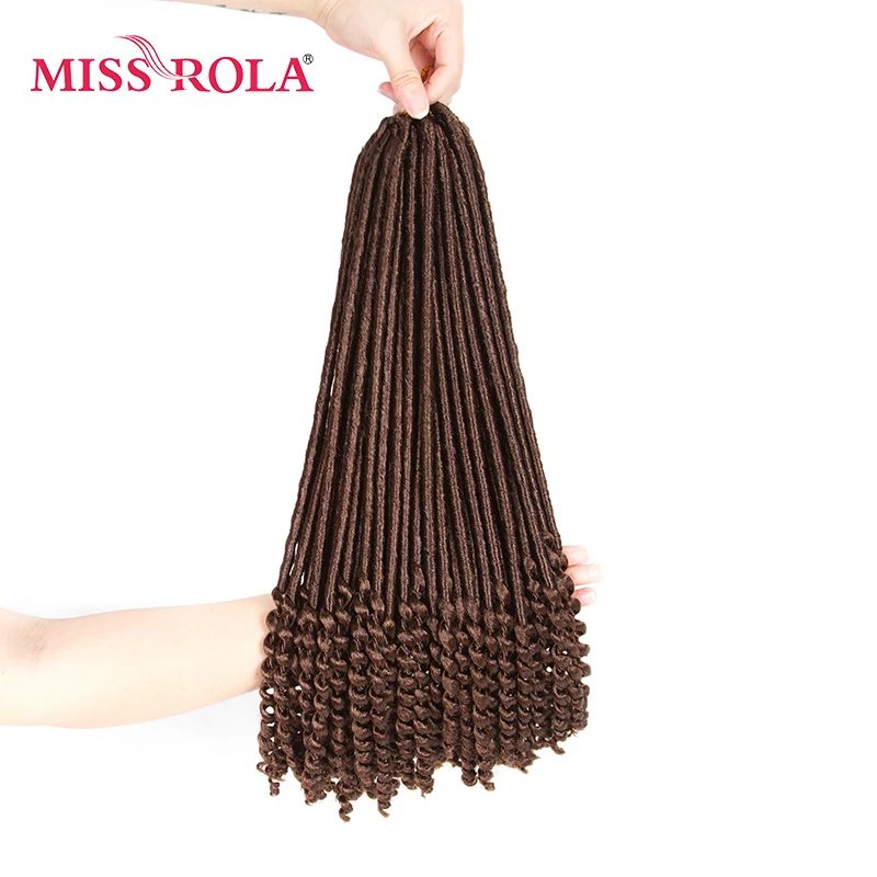 Miss Rola Faux Locs Curly Crochet Braid Hair 30# Kanekalon Low Temperature Fiber 18inch Synthetic Braiding Hair Extensions 5pcs
Miss Rola Faux Locs Curly Crochet Braid Hair 30# Kanekalon Low Temperature Fiber 18inch Synthetic Braiding Hair Extensions 5pcs