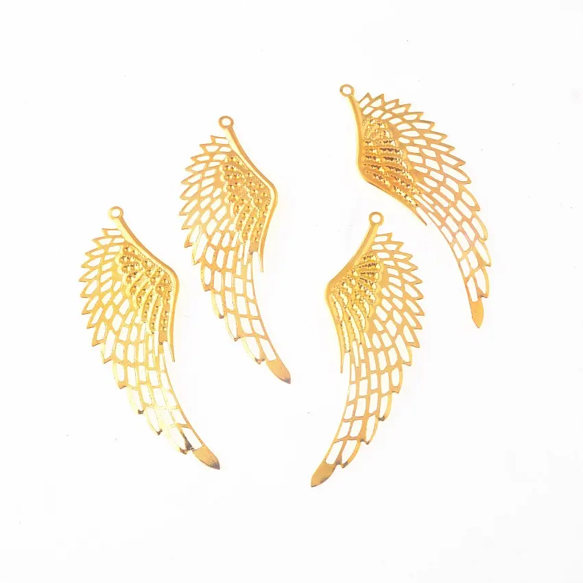 Free shipping 20pcs Gold Tone Filigree Wing Wraps Connectors Metal Crafts Decoration DIY Findings Connectors 2.4x7cm
Free shipping 20pcs Gold Tone Filigree Wing Wraps Connectors Metal Crafts Decoration DIY Findings Connectors 2.4x7cm