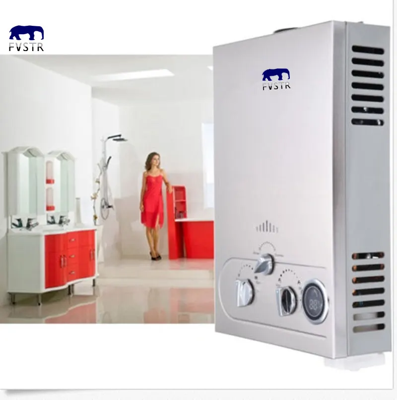 2019 Новый Ce Тип канавки 100% качество 8L природный газ мгновенный нагреватель воды
